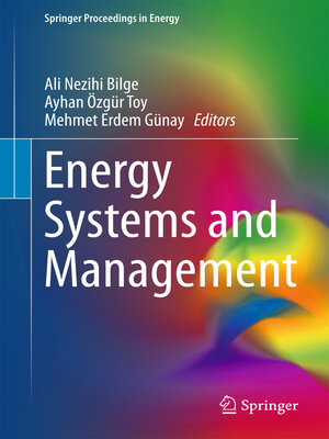 cover image of Energy Systems and Management